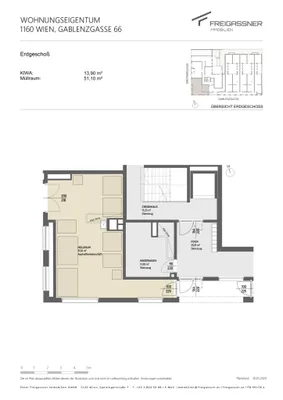 Wohnung kaufen in Wien – 35,14 m², € 265.000 – Bild 21 von 22
