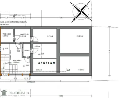 4-Zimmer-Haus kaufen in Baden – 134,67 m², € 249.000 – Bild 12 von 13