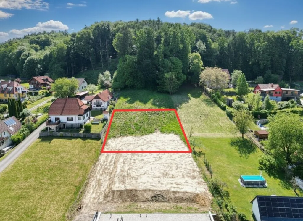 Sonniges Traumgrundstück in Gleisdorfer Toplage - 823 m² mit Erweiterungsmöglichkeit - Ansicht 2