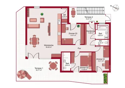4-Zimmer-Wohnung kaufen in Innsbruck-Land – 115,1 m², € 1.049.000 – Bild 8 von 8
