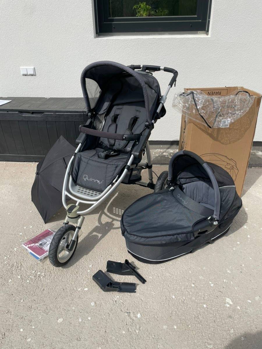 Quinny Speedi Kinderwagen Set "Raven" (Baujahr 2011) - Komplettset,  75,-  (2640 Aue) - willhaben