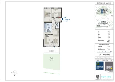 3-Zimmer-Wohnung kaufen in Salzburg-Umgebung – 72,5 m², € 468.000 – Bild 8 von 9