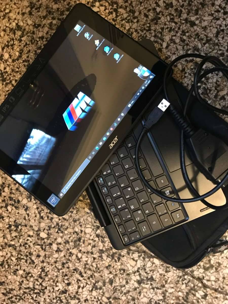 ACER 10 KFZ DIAGNOSE TABLET/ LAPTOP KOMBI TOUCHSCREEN AUTOCOM ISTA INPA BMW SCANNER