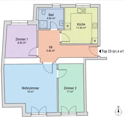 3-Zimmer-Wohnung kaufen in Wien – 61,4 m², € 326.700 – Bild 29 von 29