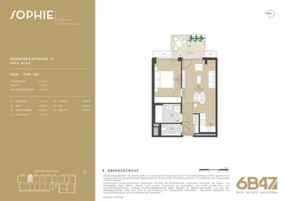 2-Zimmer-Wohnung kaufen in Wien – 44,87 m², € 585.500 – Bild 13 von 13
