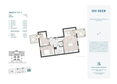 3-Zimmer-Wohnung kaufen in Wien – 72,56 m², € 420.000 – Bild 14 von 14