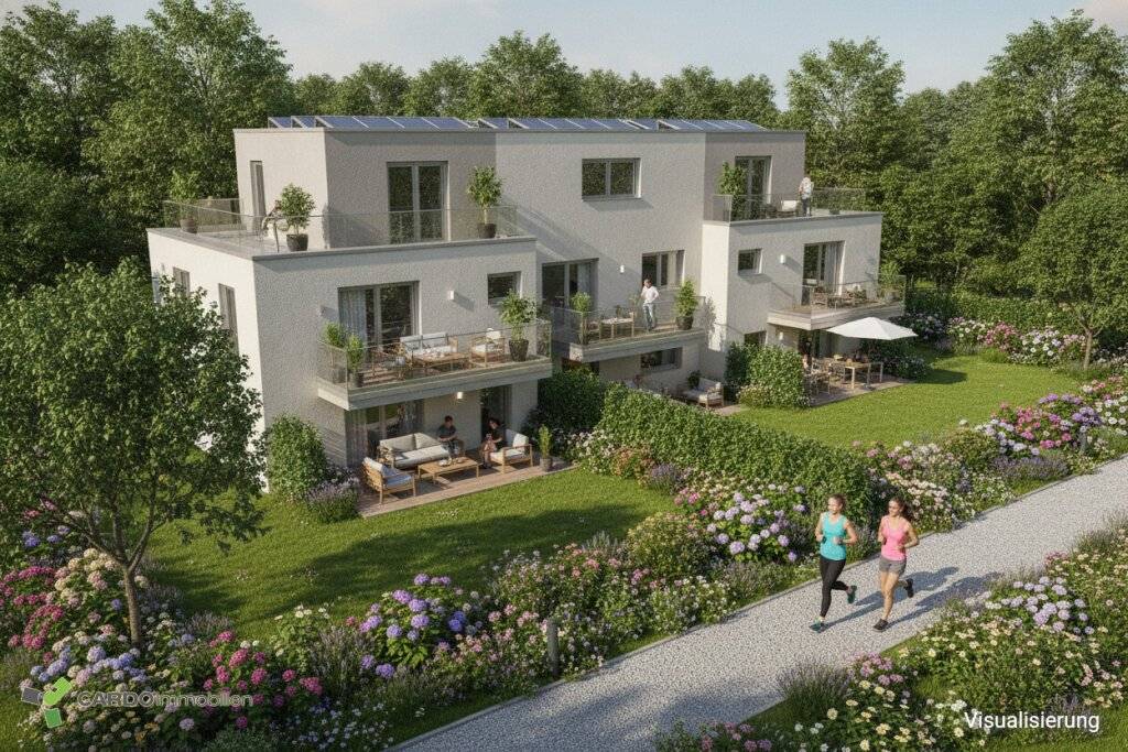 Grundstück mit Baubewilligung für 3 Reihenhäuser, Wien