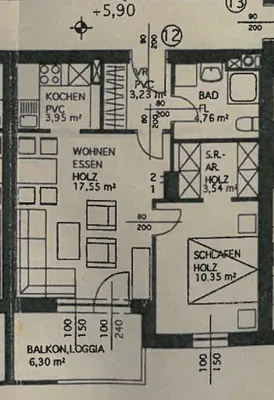 2-Zimmer-Wohnung kaufen in Linz – 43,6 m², € 205.000 – Bild 15 von 15