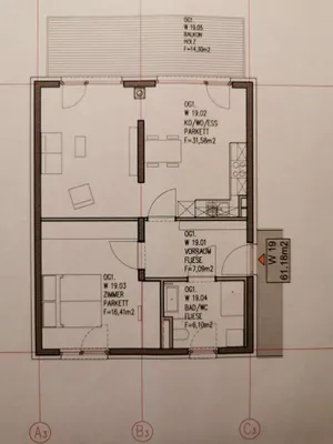 2-Zimmer-Wohnung mieten in Graz – 61 m², € 970 – Bild 13 von 13