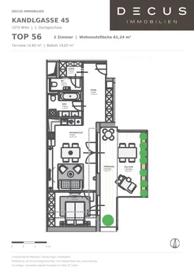 2-Zimmer-Wohnung mieten in Wien – 61 m², € 1.449 – Bild 7 von 7