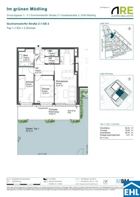 3-Zimmer-Wohnung kaufen in Mödling – 65,53 m², € 460.000 – Bild 9 von 9