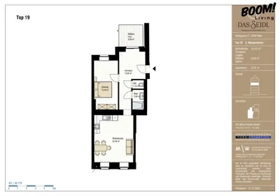 2-Zimmer-Wohnung kaufen in Wien – 55,52 m², € 377.500 – Bild 13 von 13