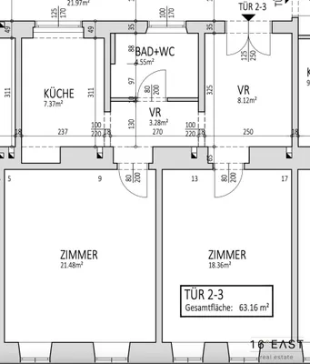 2-Zimmer-Wohnung kaufen in Wien – 64,22 m², € 245.000 – Bild 9 von 10