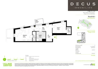 2-Zimmer-Wohnung mieten in Wien – 61 m², € 1.379 – Bild 9 von 9