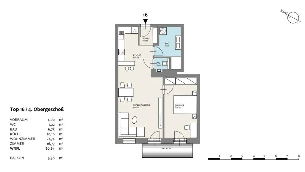 Apartment in Wien, Neilreichviertel, Katastralgemeinde Inzersdorf Stadt - Ansicht 2