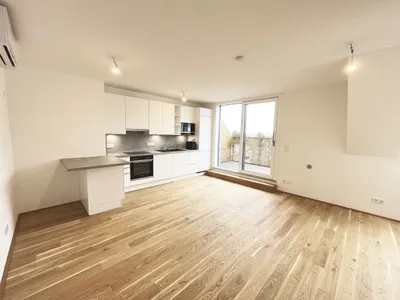 BEL ATRIUM- klimatisierte 2 Zimmer Wohnung - im Dachgeschoss - mit Terrasse