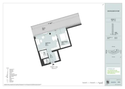 2-Zimmer-Wohnung mieten in Wien – 46,6 m², € 1.328 – Bild 7 von 7