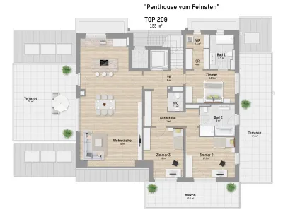 4-Zimmer-Wohnung kaufen in Wien – 154,66 m², € 1.249.900 – Bild 12 von 19