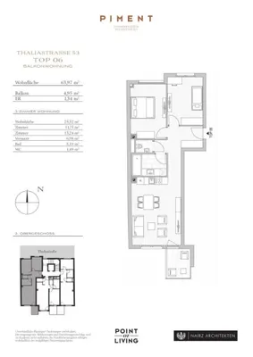 3-Zimmer-Wohnung mieten in Wien – 63,97 m², € 1.097 – Bild 10 von 10
