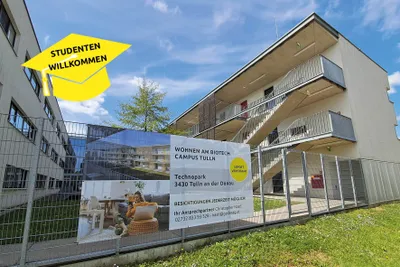 2-Zimmer-Wohnung mieten in Tulln – 42,24 m², € 627 – Bild 1 von 6
