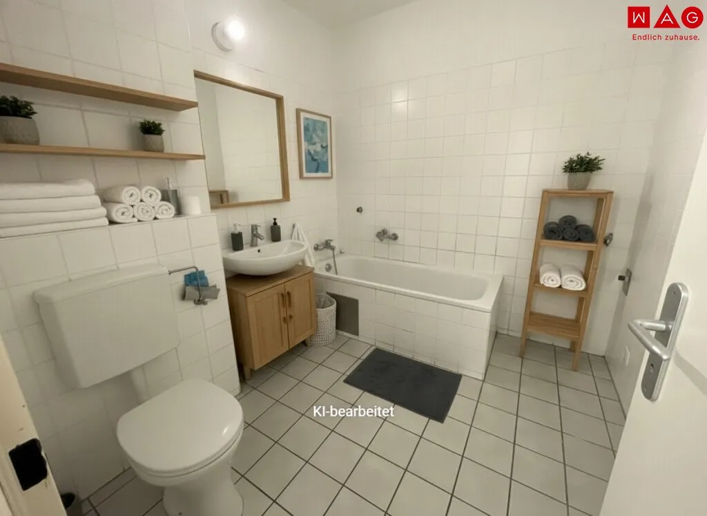 Praktische 1-Zimmer-Wohnung mit Parkplatz in Linz/Oed - ideal für Singles & Pendler! Wohnung befindet sich in Sanierung! Bezug: 01. Juli 2026! - Ansicht 3