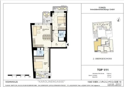 3-Zimmer-Wohnung kaufen in Wien – 73,09 m², € 913.800 – Bild 23 von 23