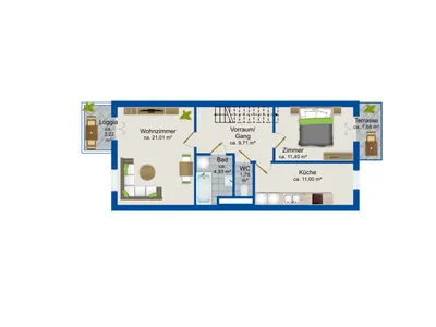2-Zimmer-Wohnung kaufen in Wien – 67,19 m², € 275.000 – Bild 14 von 14