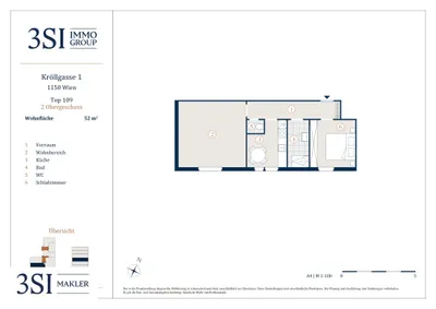 2-Zimmer-Wohnung kaufen in Wien – 52 m², € 212.000 – Bild 14 von 14