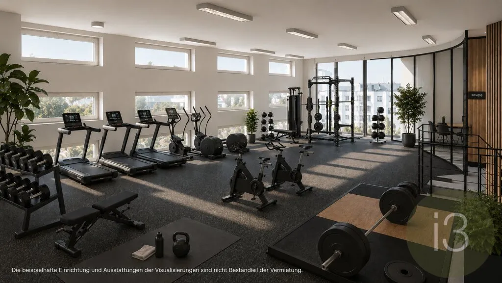 Büro/Schulung/Fitness - Dachgeschoss - Weitblick - Salzburg-Schallmoos - Raumaufteilung nach Mieterwunsch - Ansicht 3