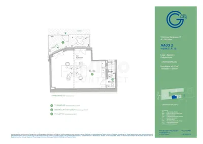 1-Zimmer-Gewerbeimmobilie kaufen in Wien – 49 m², € 225.000 – Bild 13 von 13