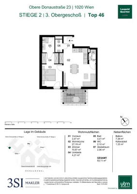 2-Zimmer-Wohnung kaufen in Wien – 53,11 m², € 494.000 – Bild 27 von 27