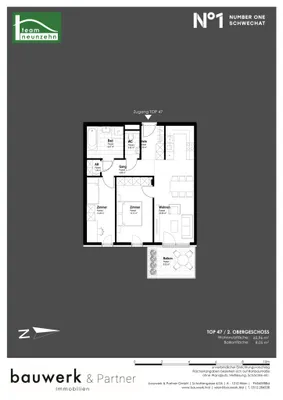 Immobilie kaufen in Bruck an der Leitha – 65,96 m², € 335.700 – Bild 15 von 15
