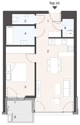 2-Zimmer-Wohnung mieten in Wien – 56,32 m², € 1.150 – Bild 8 von 8
