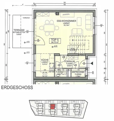 4-Zimmer-Haus mieten in Melk – 94,7 m², € 891 – Bild 10 von 11
