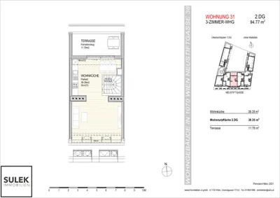 3-Zimmer-Wohnung mieten in Wien – 94,77 m², € 2.500 – Bild 20 von 20