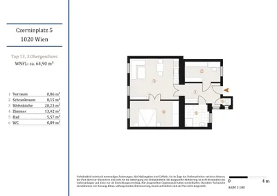 2-Zimmer-Wohnung kaufen in Wien – 65 m², € 439.000 – Bild 10 von 10