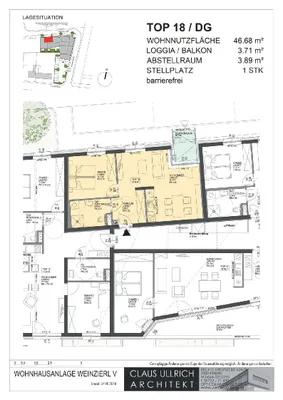 2-Zimmer-Wohnung mieten in Krems an der Donau – 46,66 m², € 544 – Bild 4 von 4