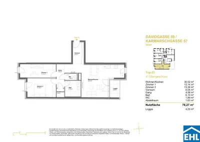 Immobilie kaufen in Wien – 76,27 m², € 449.683 – Bild 6 von 6