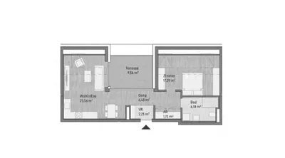 2-Zimmer-Wohnung kaufen in Graz – 57,51 m², € 457.769 – Bild 2 von 2