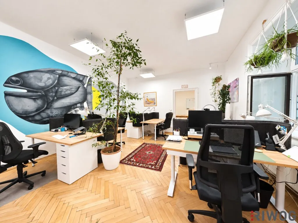 unbefristetes Büro in Naschmarkt-/Karlsplatznähe | 132m² im Stilaltbauhaus | optionale Möblierung - Ansicht 3