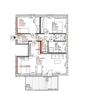 3-Zimmer-Wohnung mieten in Graz-Umgebung – 81,64 m², € 1.085 – Bild 17 von 17