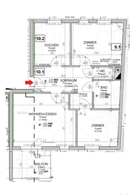3-Zimmer-Wohnung mieten in Bruck-Mürzzuschlag – 76 m², € 648 – Bild 3 von 3