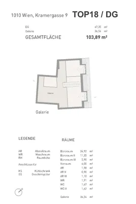 3-Zimmer-Gewerbeimmobilie mieten in Wien – 104 m², € 2.389 – Bild 15 von 19