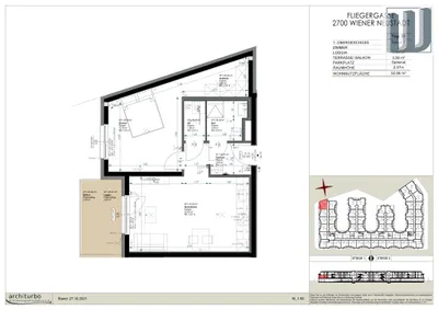 2-Zimmer-Wohnung mieten in Wiener Neustadt – 53 m², € 800 – Bild 20 von 20