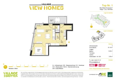 2-Zimmer-Wohnung mieten in Wien – 51,19 m², € 1.250 – Bild 10 von 10