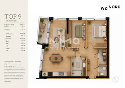 Immobilie kaufen in Wien – 67,13 m², € 383.153 – Bild 7 von 7