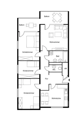 4-Zimmer-Wohnung kaufen in Bregenz – 87,58 m², € 375.000 – Bild 2 von 36