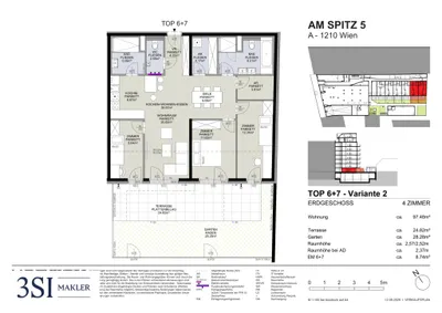 4-Zimmer-Wohnung kaufen in Wien – 97,6 m², € 620.000 – Bild 7 von 8