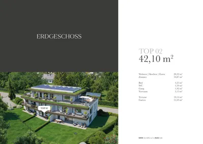 2-Zimmer-Wohnung kaufen in Graz – 42,11 m², € 240.578 – Bild 2 von 6