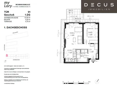 2-Zimmer-Wohnung mieten in Wien – 44 m², € 978 – Bild 17 von 17